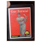Gus Zernial Baseball Card