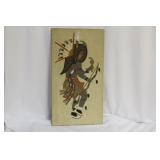 A Wood Native American Wall Hanger