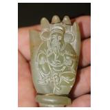 Chinese Jade Buddha Hand Pendant
