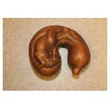 Signed Japanese Wood Netsuke