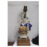 A Ceramic Figural Lamp