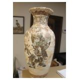 Antique Japanese Satsuma Floor Vase