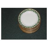 Set of 10 Meissen Dinner Plates