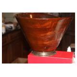 Sterling Bottom Rim Wooden Bucket