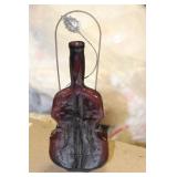Amethyst Glass Cello Form Vase