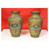 Pair of Antique Cloisonne Vase