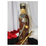 A Rare Antique Chinese Cloisonne and Bone Sage