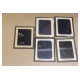 Lot of 5 Art Melody Glass Slides