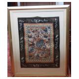 Antique / Vintage Chinese Framed Textile