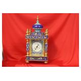 A Chinese Quartz Cloisonne Clock
