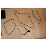 Lot of 4 Gemstone Necklaces