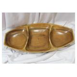 A Monkeypod Wood Food Server