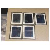 Lot of 5 Art Melody Glass Slides
