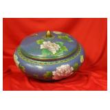 A Large Cloisonne Bowl with Lid