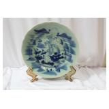 A Chinese Blue and White Plate