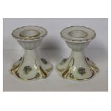 Pair of Dresden Candle Stick Holders