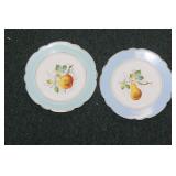Lot of Two Fruit Plates