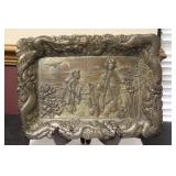 An Oriental Metal Tray