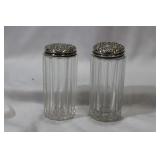 A Pair of Sterling Top  Containers