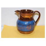 A Ceramic Lusterware Pitcher
