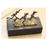 Signed FP Dancers(?) on Wood