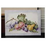 A Signed Ruth Kennedy Porcelain Plaque