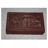 Antique Chinese Large Cinnabar Box