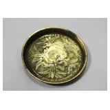A Chinese Brass Coaster
