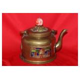 An Antique/Vintage Brass Chinese Teapot