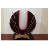 An Artglass Vase on Stand