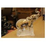 Glass or Crystal Elephant