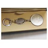 Swank Peace Dollar Key Chain