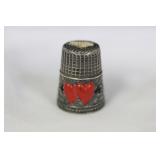 A Stering and Enamel Thimble