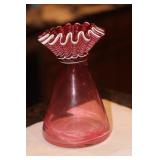 Fenton Cranberry Vase