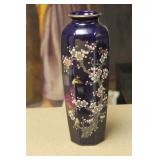 Vintage Japanese Bird and Floral Vase