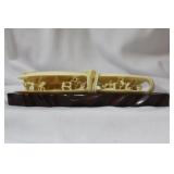 A Well Carved Bone Clam Shell