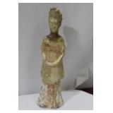 A Polychrome Tang Dynasty? Earthenware Attendant