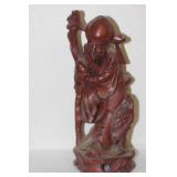 Vintage Chinese Box Wood Figurine