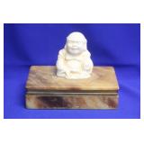 A Buddha and Stone Box