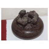 Chinese Foo Lion Form Ink Cake