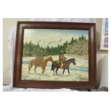 An Arcylic on Board Painting