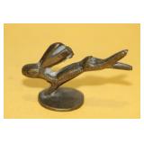 A Bronze Leaping Rabbit