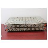 An Inlaid Checkers Board