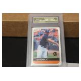 A Graded Xavier Nady Baseball Card