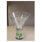 Decorative Art Glass Cup