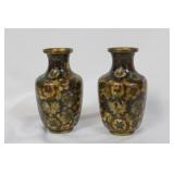 A Pair of Cloisonne Vases