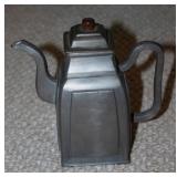 Chinese Antique Pewter Teapot