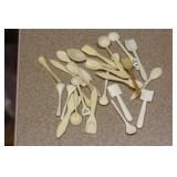 Scarce Lot of Small Bone Spoons