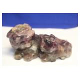 Chinese Quartz Kylin and Baby