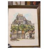 A Print, Framed Quebec